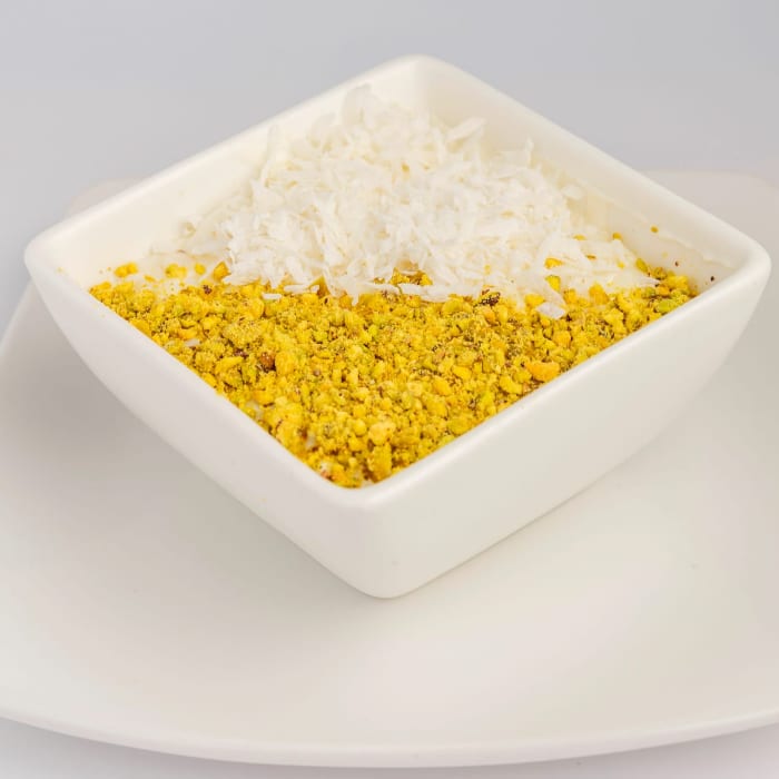 Rice Pudding With Nuts.