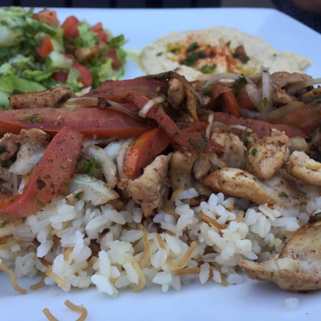 Chicken Shawarma Plate.