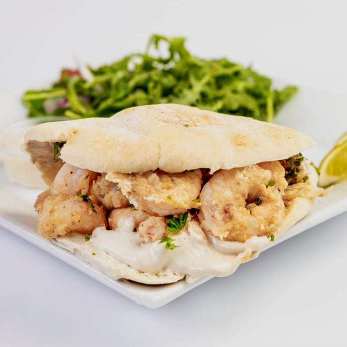 Fried Shrimp Sandwich.