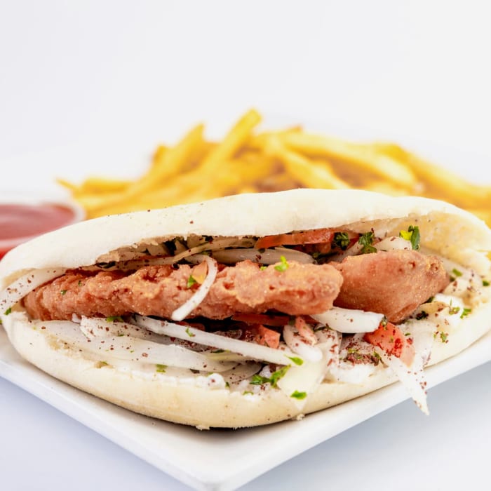 Fried Chicken Breast Sandwich.