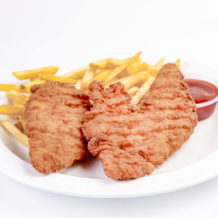 Chicken Strips With Fries.