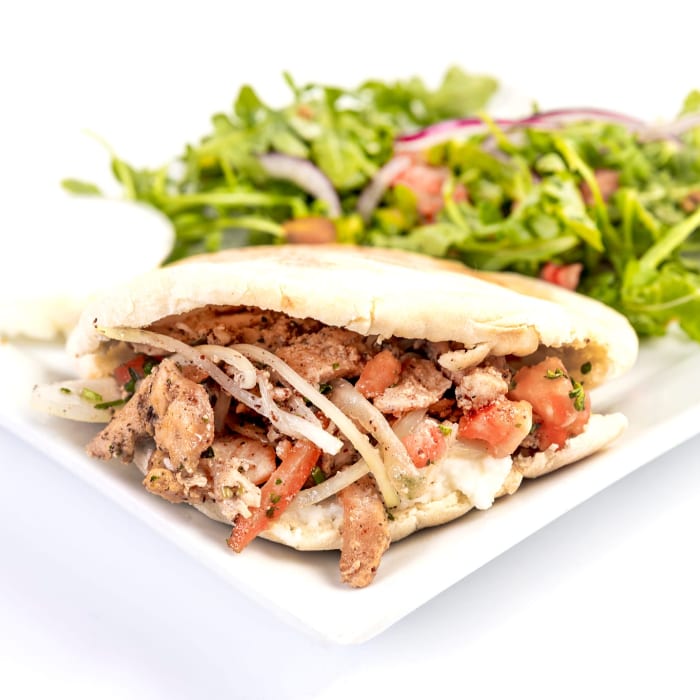 Chicken Shawerma Sandwich.